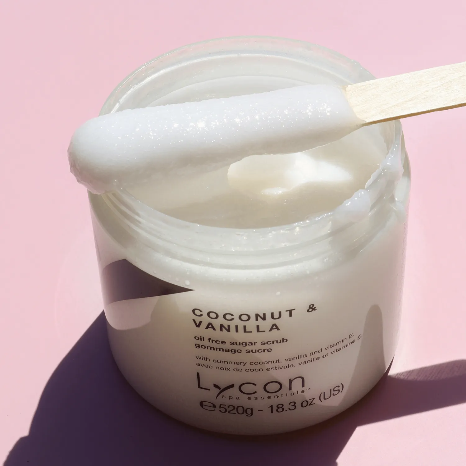 Lycon Coconut Vanilla sugarscrub 100g oljefri