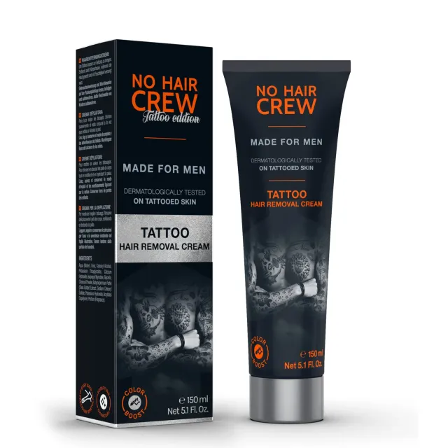 No Hair Crew Tattoo hårborttagningskräm 150 ml sheasmör