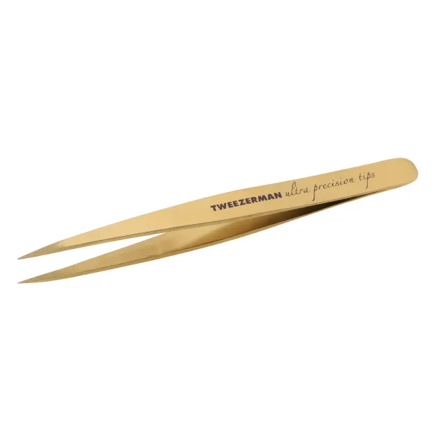 Tweezerman Ultra Precision Point pincett titanguld