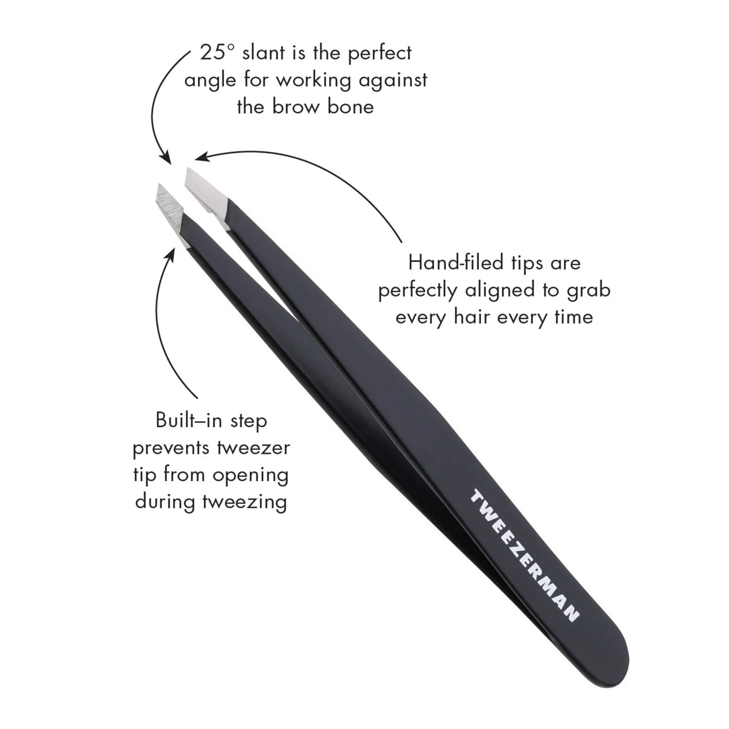 Tweezerman Midnight Sky Slant Tweezer pincett sned