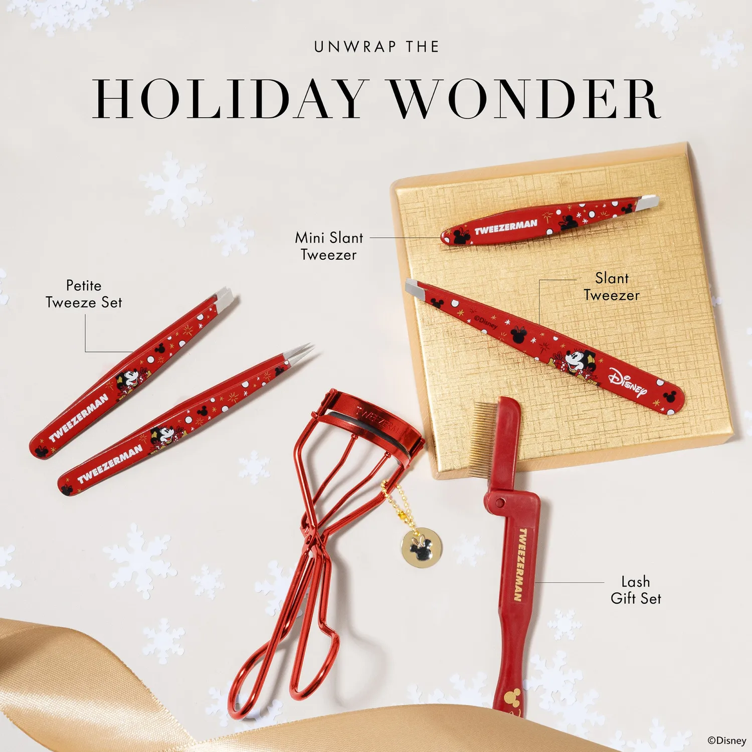 Tweezerman Disney Mickey Minnie Magic Slant Tweezer pincett
