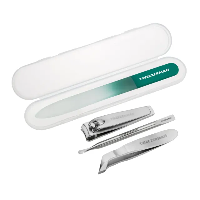 Tweezerman Emerald Shimmer nagelset limited edition