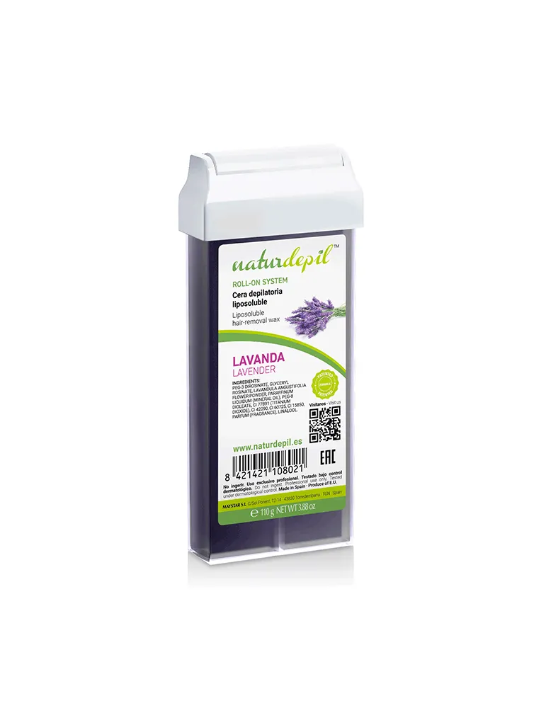 Naturdepil Roll-on vax lavendel känslig hud krämig