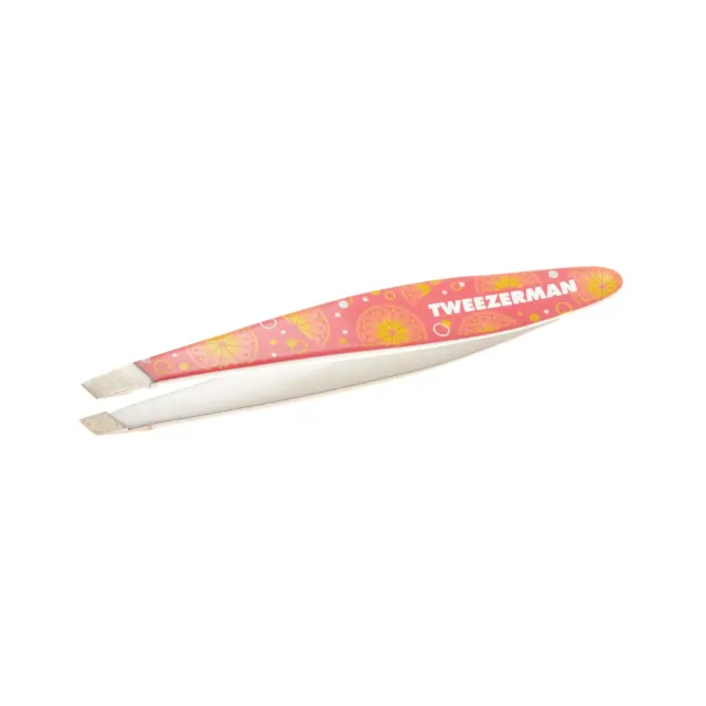 Tweezerman Pink Lemonade Mini Slant pincett mini rosa grepp