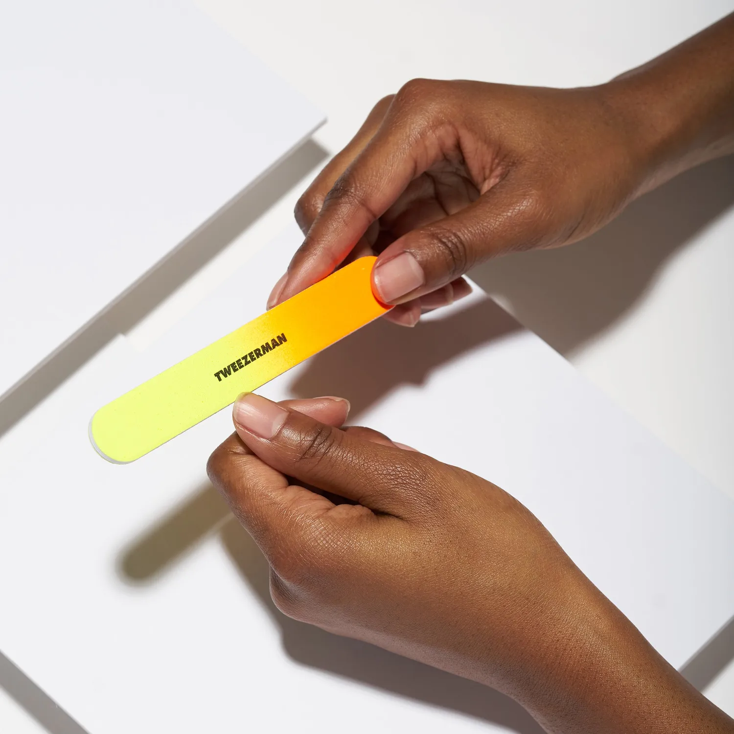 Tweezerman Neon Filemates nagelfil 3-pack grovlek