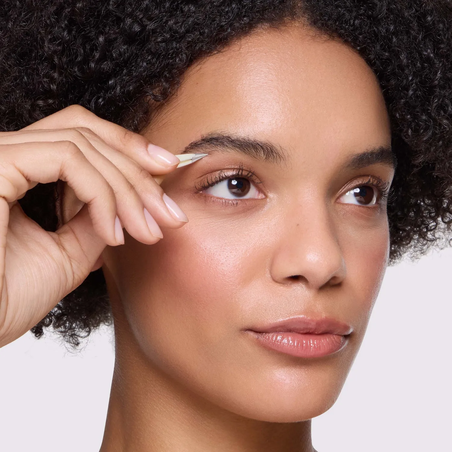 Tweezerman Evening Glow Micro Mini pincettset blå guld