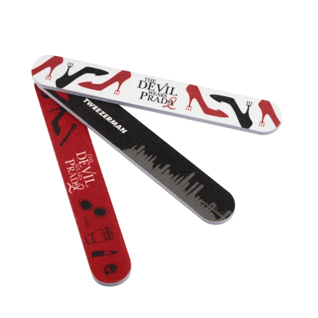 Tweezerman The Devil Wears Prada 2 nagelfil 3-pack
