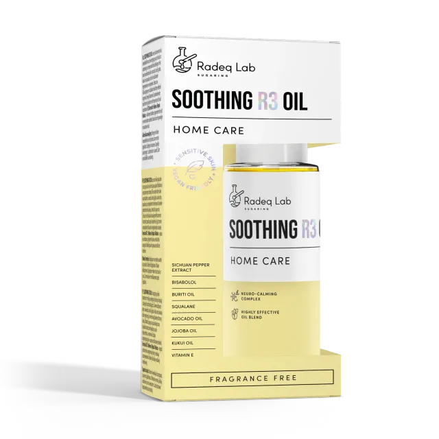 Radeq Lab Soothing R3 Oil hudolja efter vaxning 50 ml