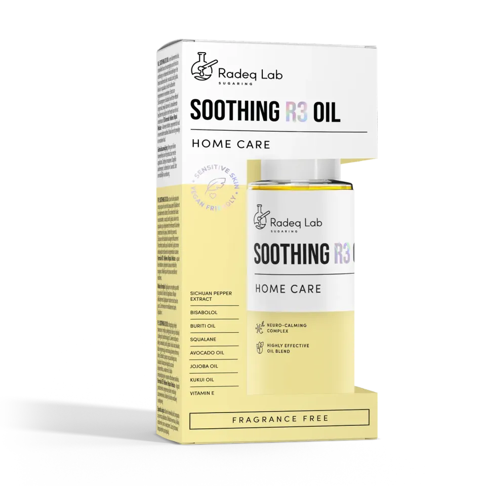 Radeq Lab Soothing R3 Oil hudolja efter vaxning 50 ml