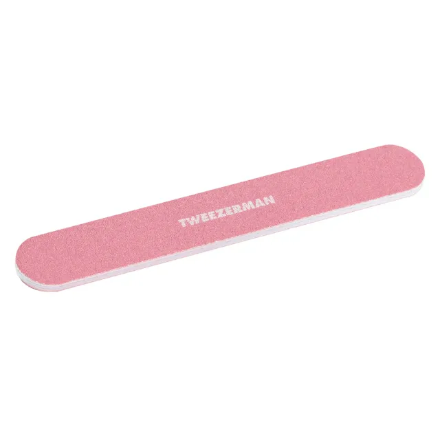 Tweezerman 5 Pink nagelfil liten rosa för väskan skonsam