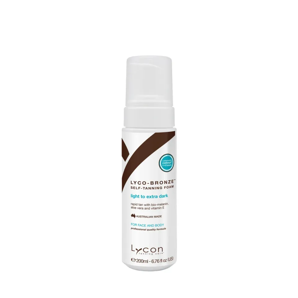 Lycon Lyco-Bronze Self-Tanning Foam mousse 200ml snabb