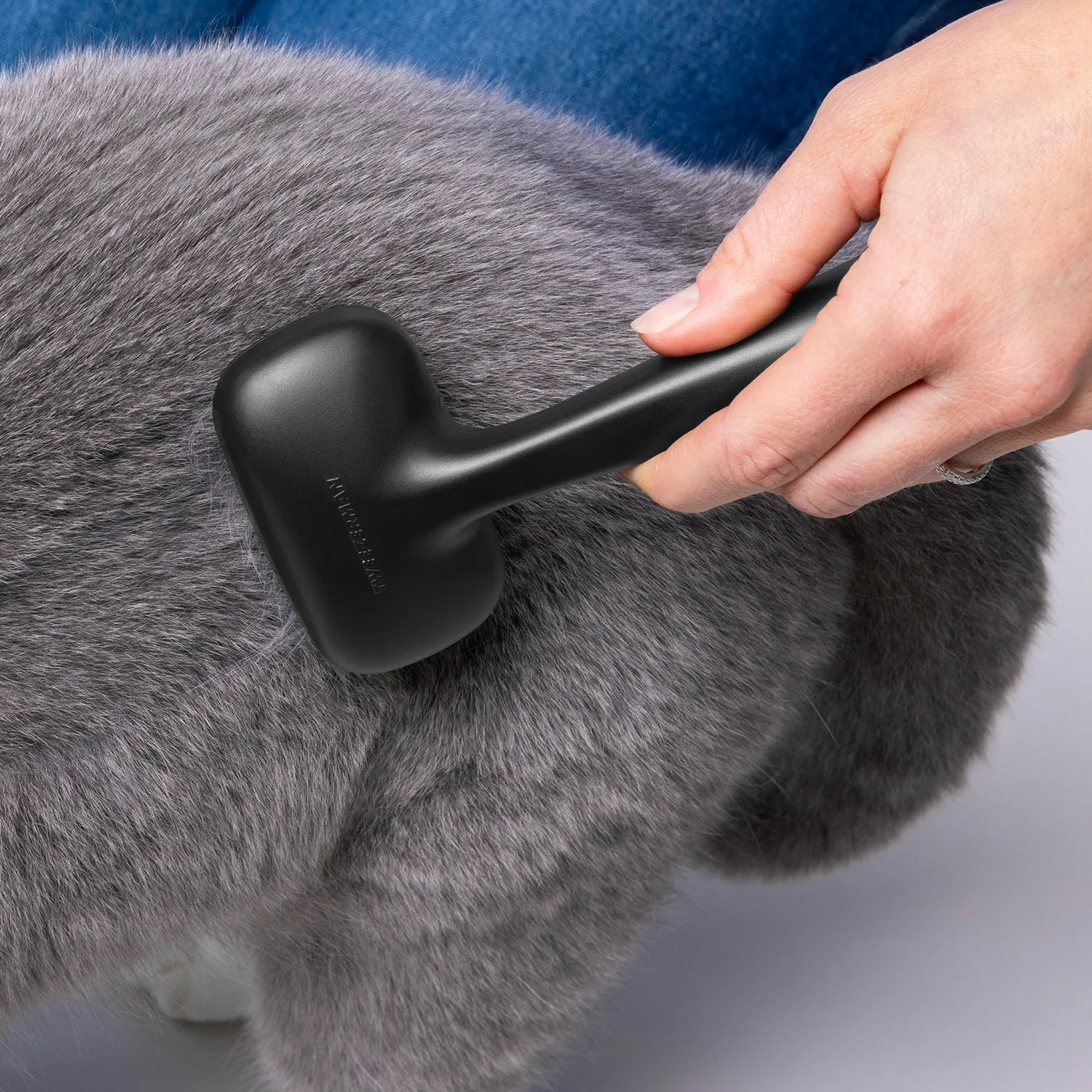 Tweezerman Small Coated Tip slickerborste liten skonsam