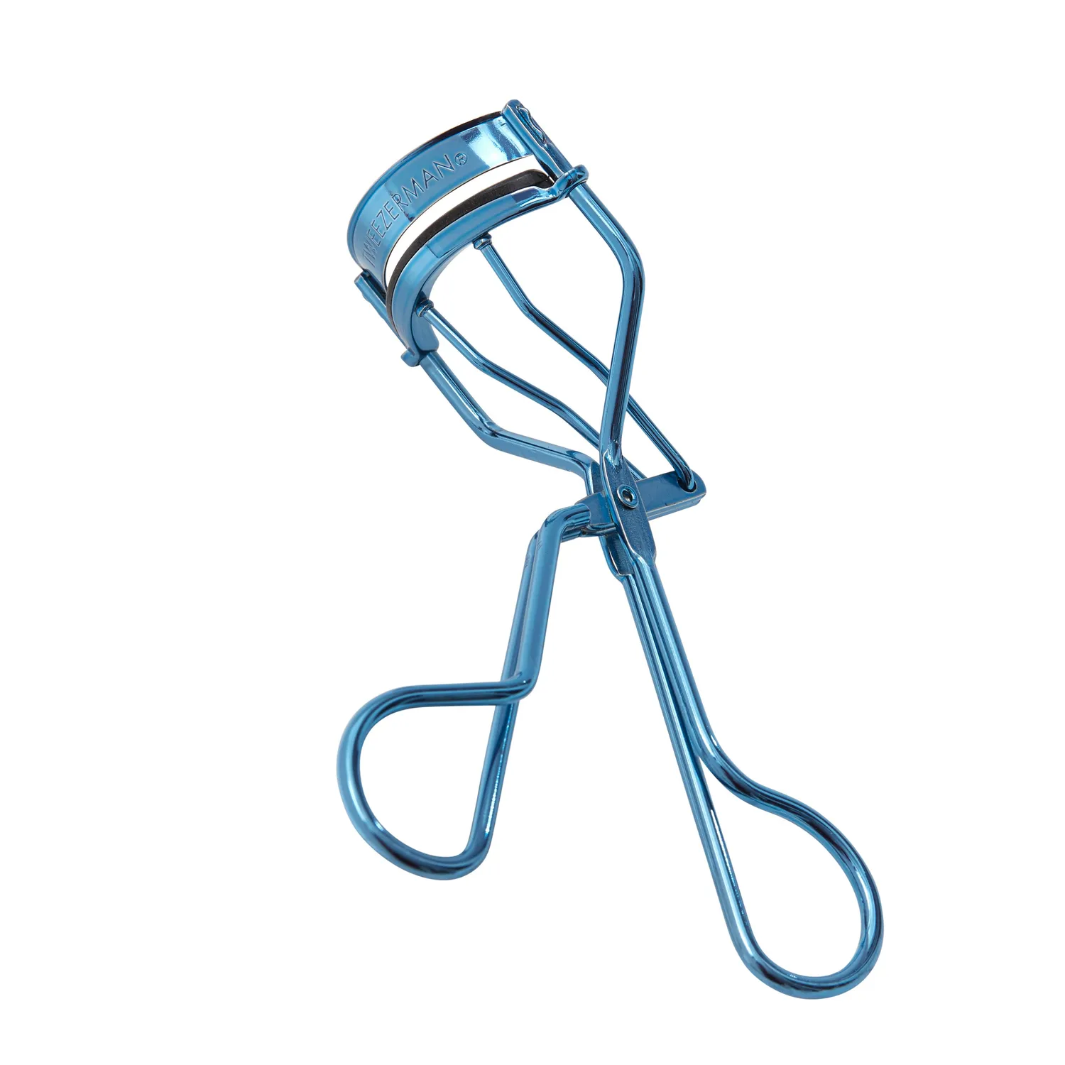 Tweezerman Blue Classic ögonfransböjare blå skonsam kudde