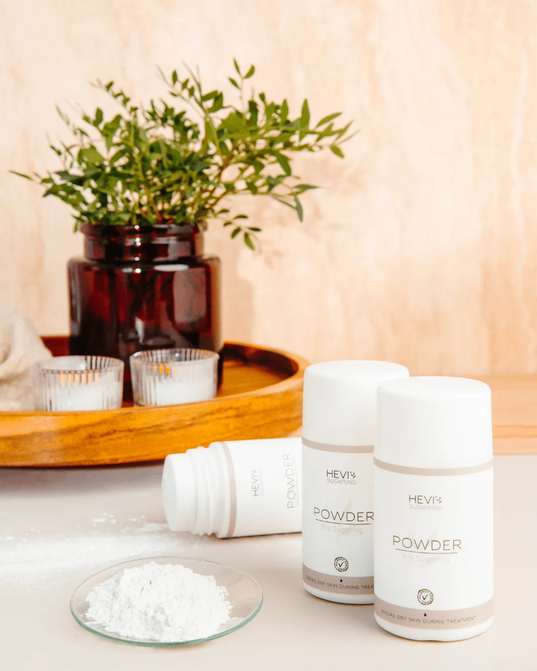 HEVI Powder puder 50 g skydd före vaxning