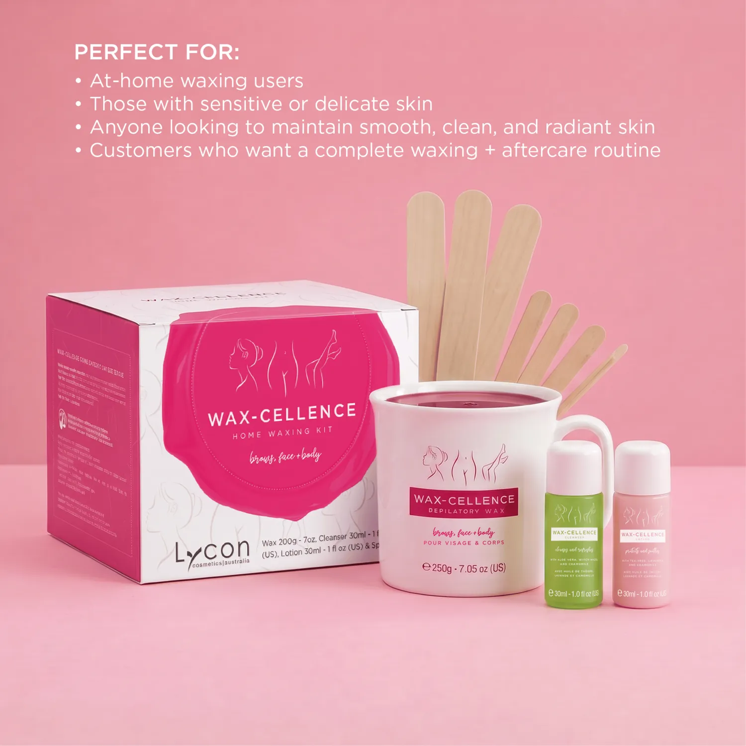Lycon Intimate Smooth & Bright Kit intimvaxning komplett