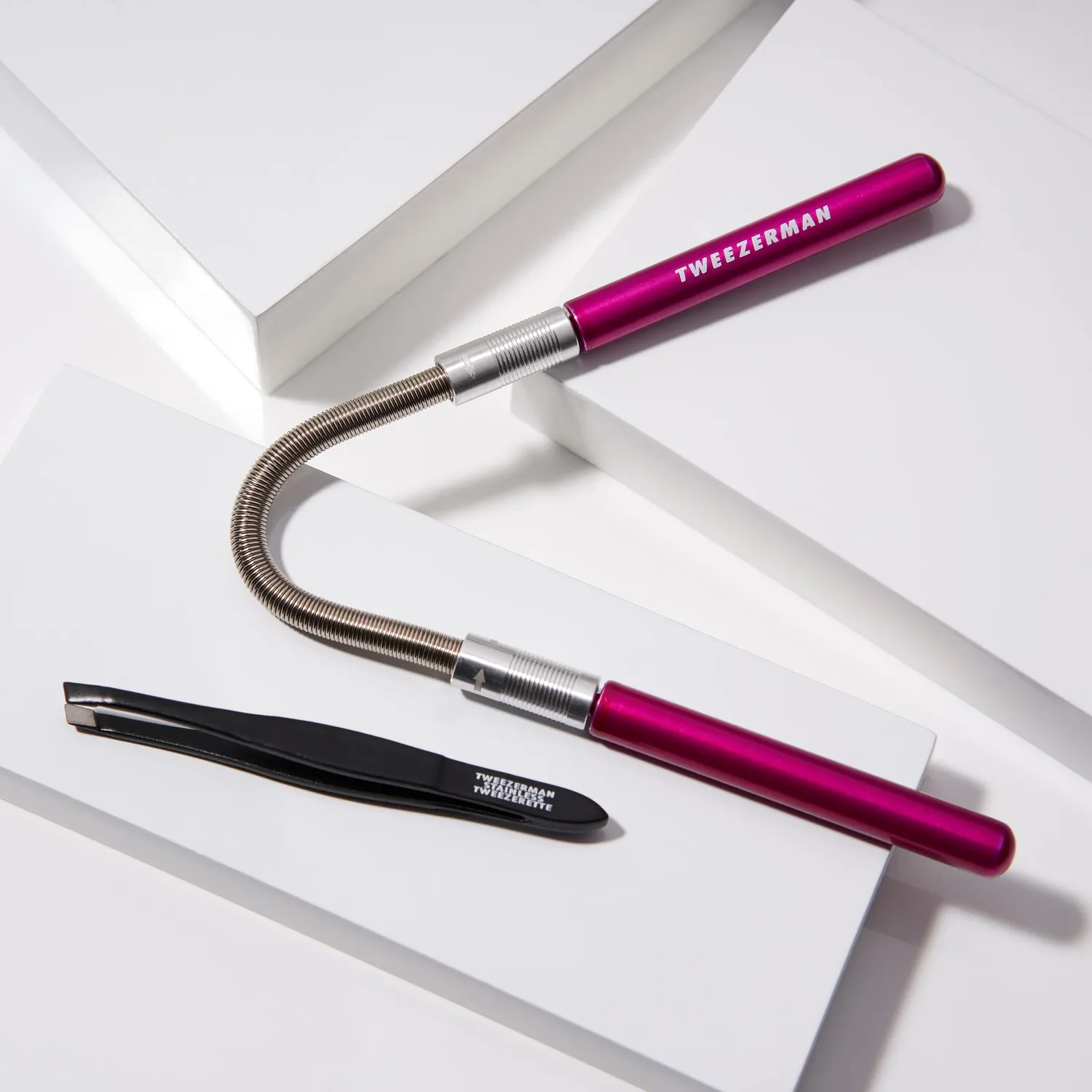 Tweezerman Smooth Finish hårborttagare ansikte rosa
