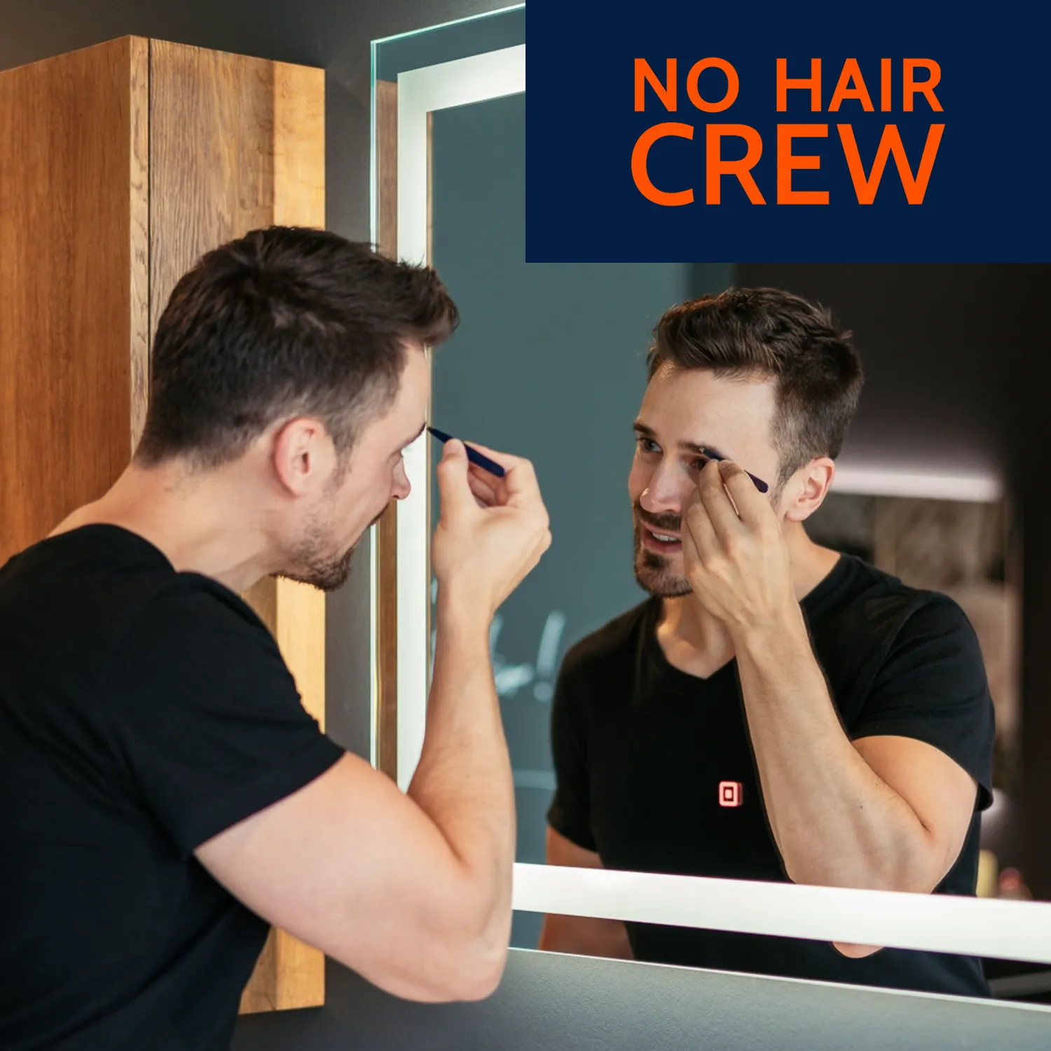 No Hair Crew pincett sned rostfri tysk precision