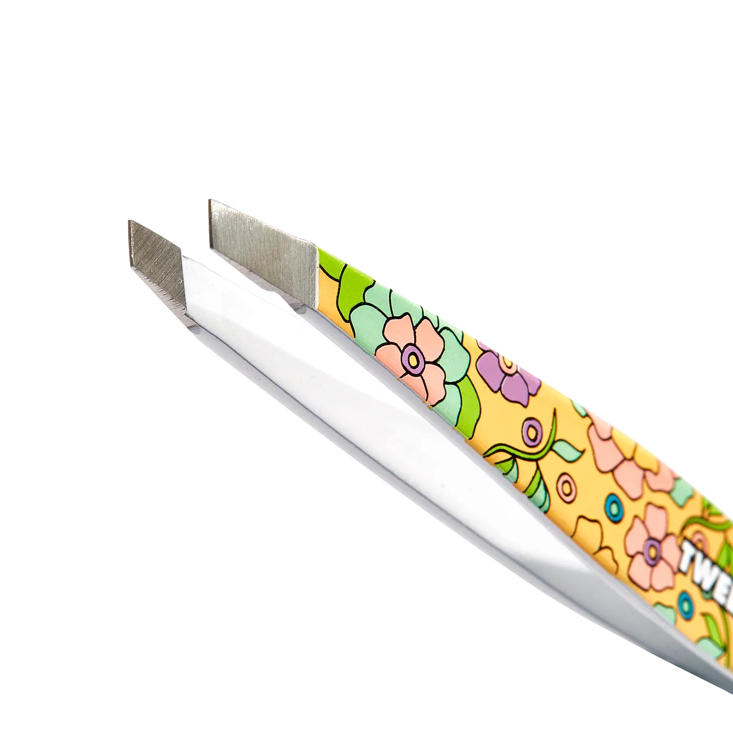 Tweezerman Vintage Floral Mini Slant pincett blommig mini