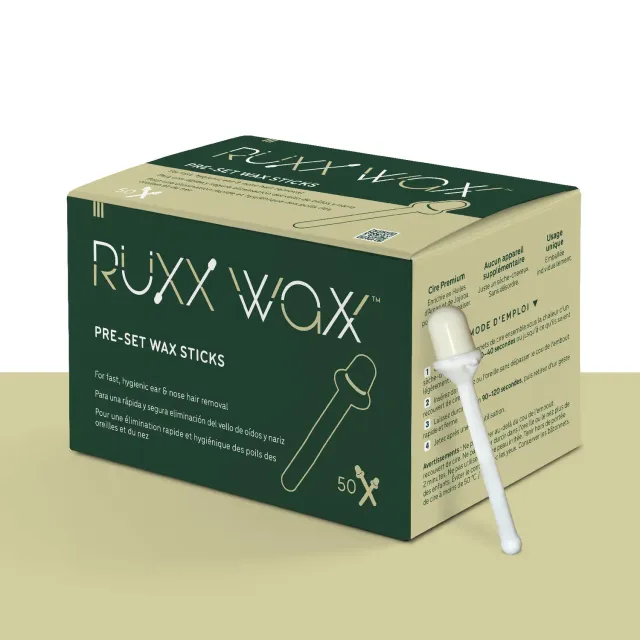 Ruxx Waxx vaxstickor näsa öron 50-pack
