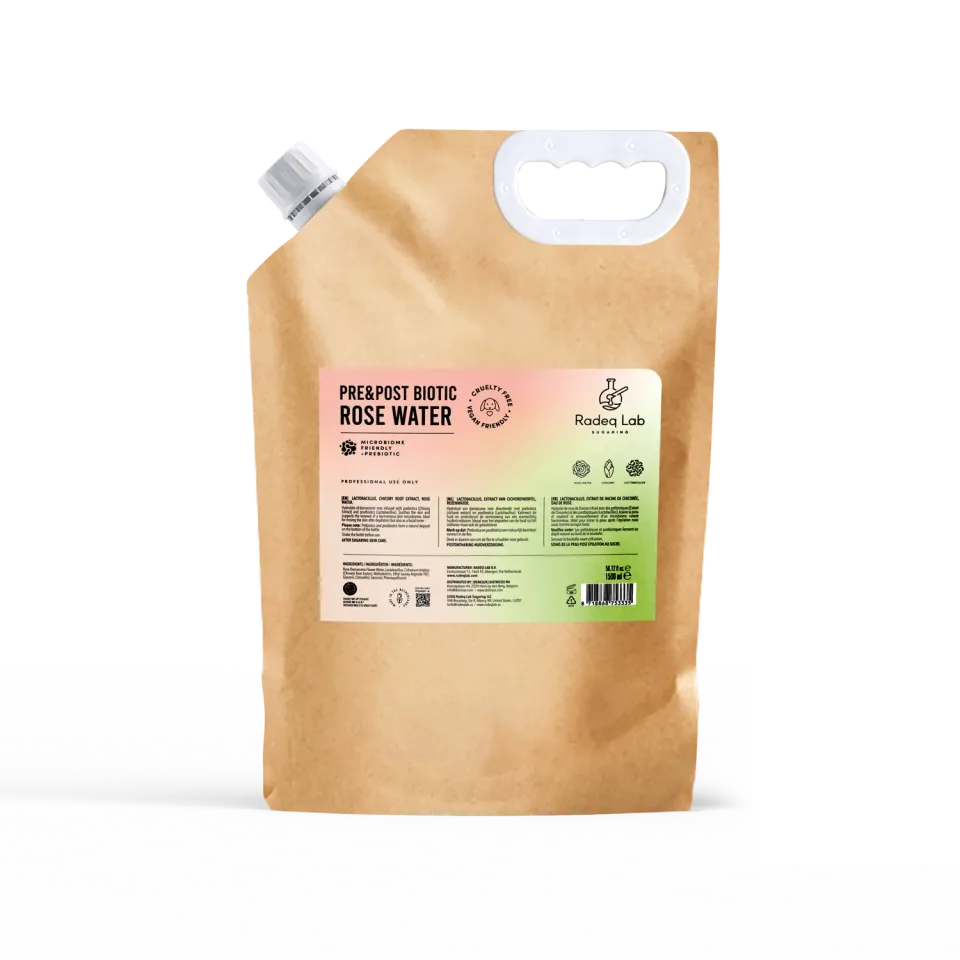 Radeq Lab Pre&Post Biotic rosenvatten refill 1500ml lugnande