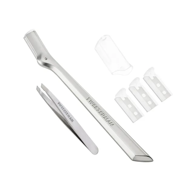 Tweezerman Brow Razor Mini brynpaket pincett rakhyvel