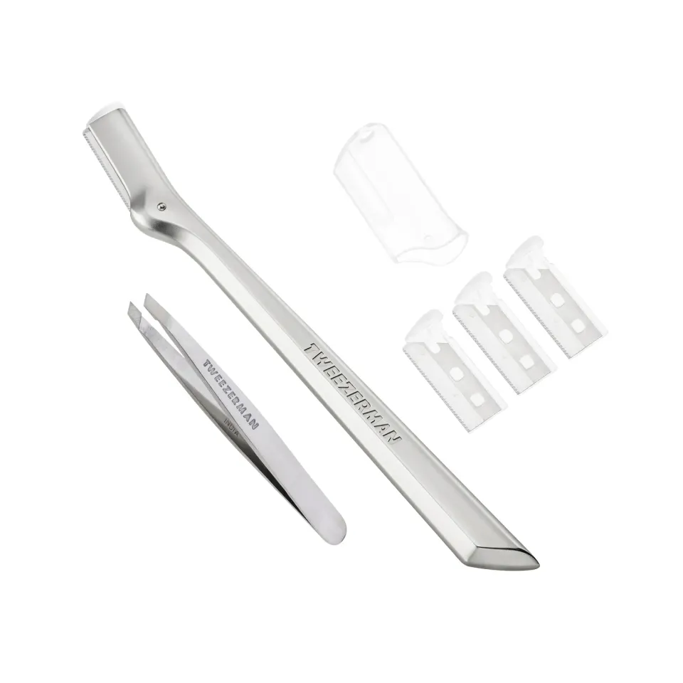 Tweezerman Brow Razor Mini brynpaket pincett rakhyvel