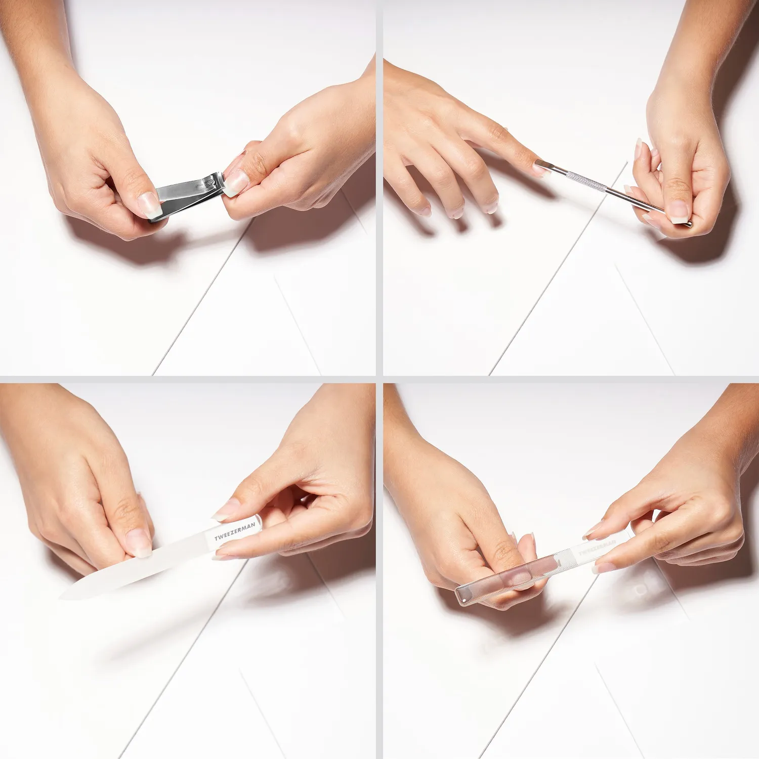 Tweezerman Glass Manicure Set manikyrset glasfil skonsam