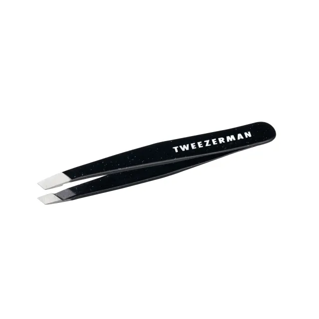 Tweezerman Dusted Onyx Mini Slant pincett svart
