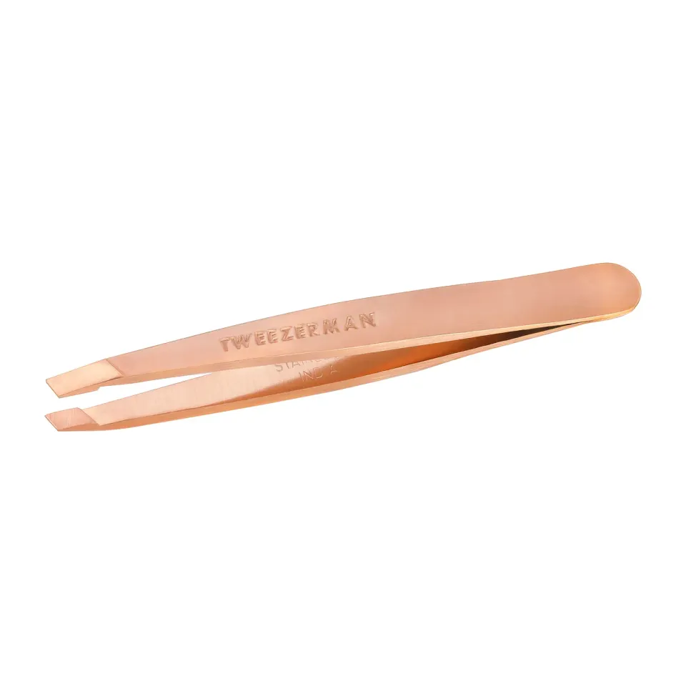 Tweezerman Mini Slant pincett Rose Gold sned