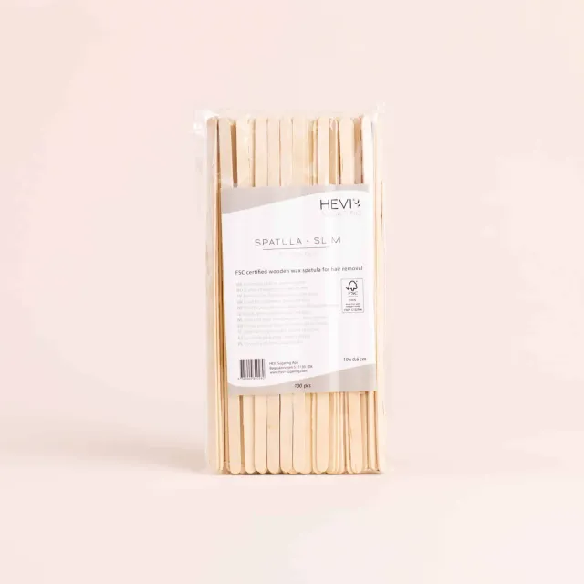 HEVI Spatel Slim träspatel 100-pack 19 cm