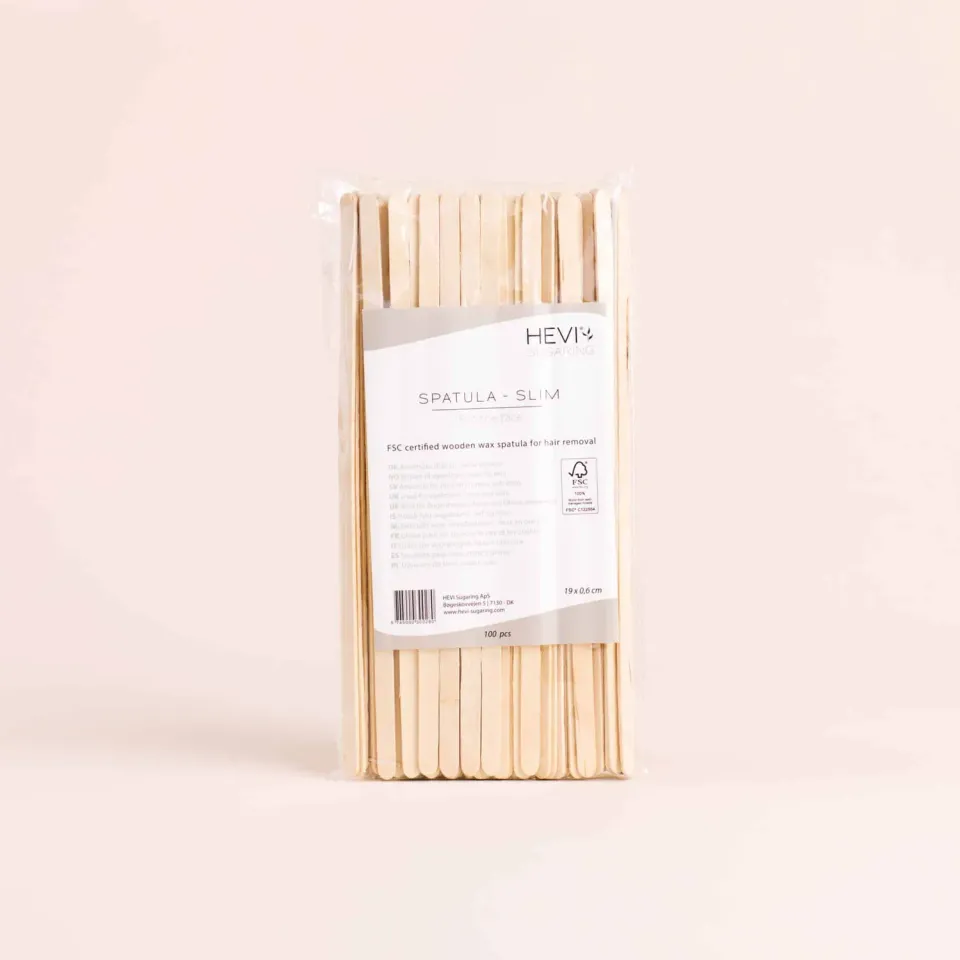 HEVI Spatel Slim träspatel 100-pack 19 cm