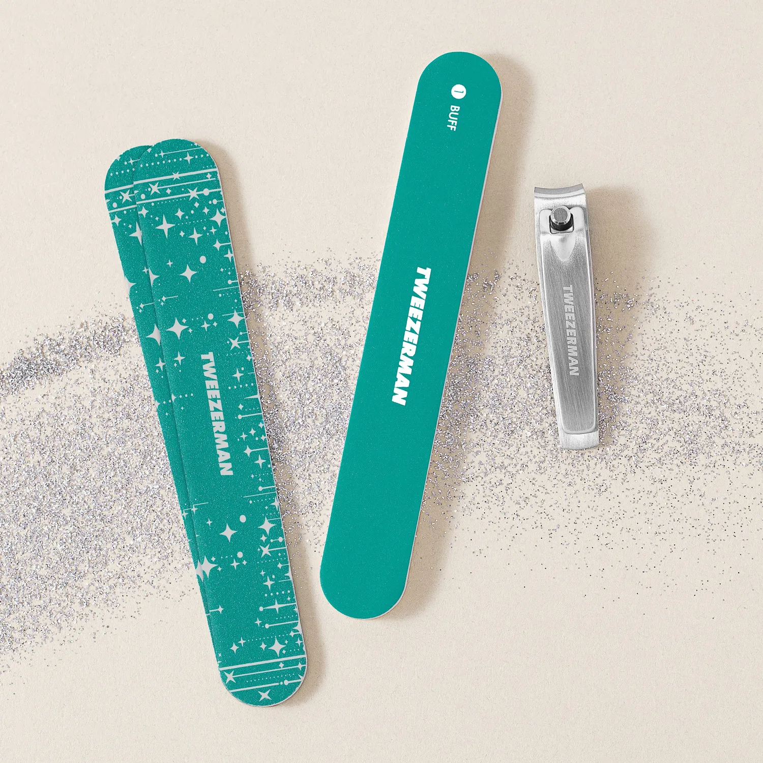 Tweezerman Majestic Turquoise manikyrset turkos limited edition
