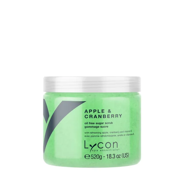 Lycon Apple Cranberry sugarscrub 100g oljefri