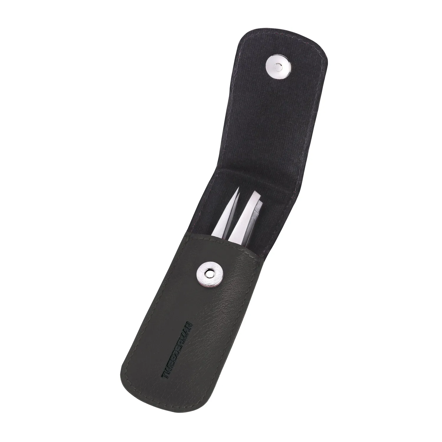 Tweezerman Petite pincettset med fodral svart