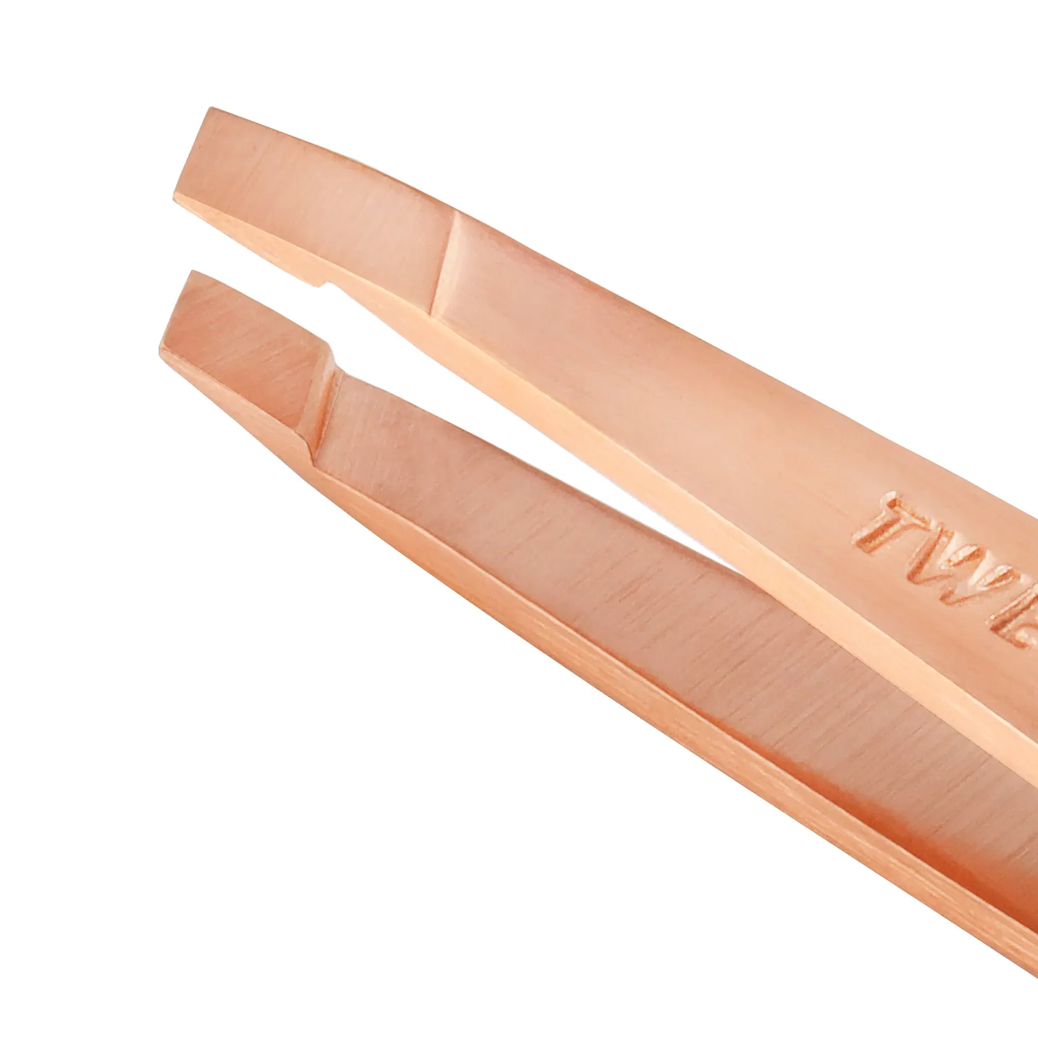 Tweezerman Mini Slant pincett Rose Gold sned