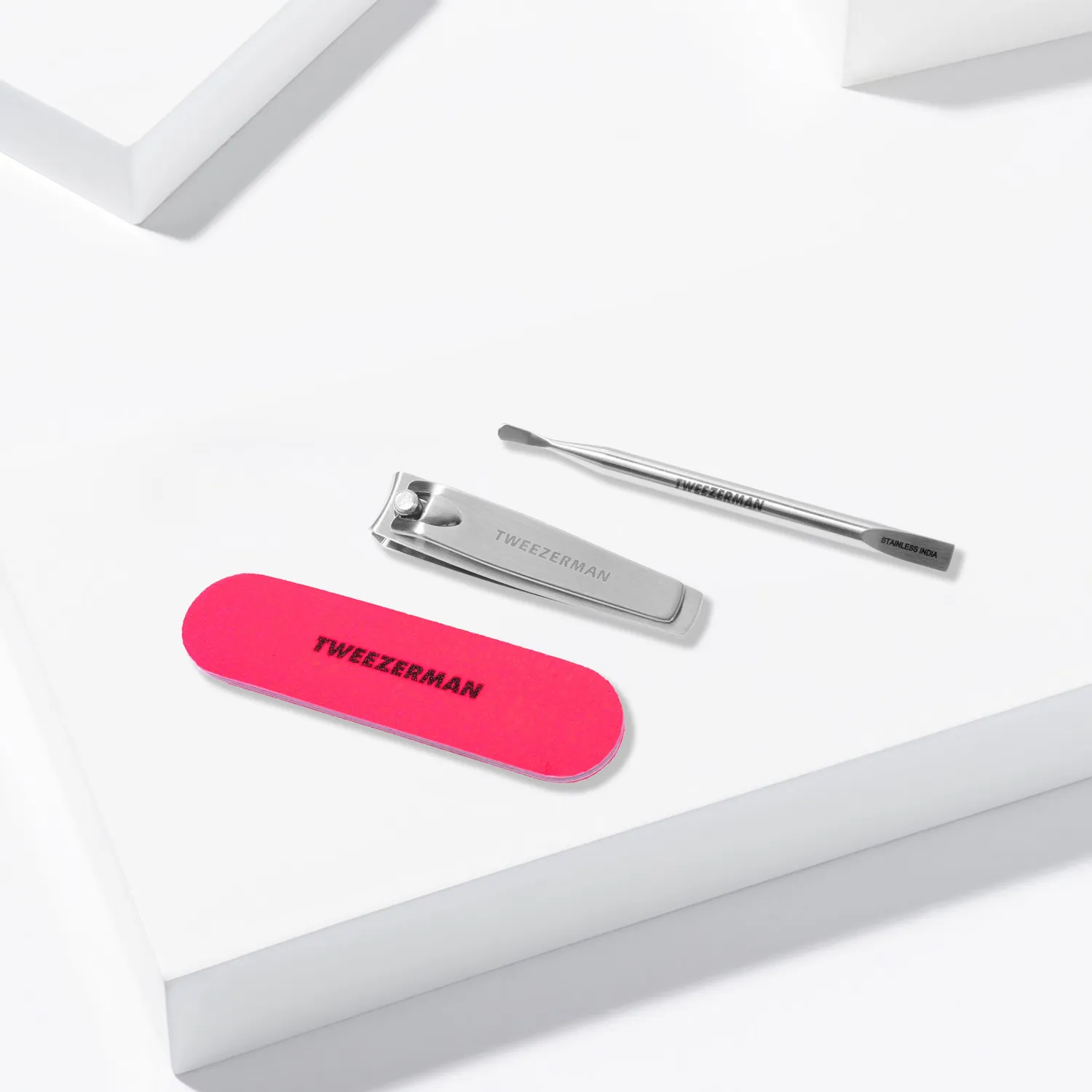 Tweezerman Mini Neon nagelvårdskit resa