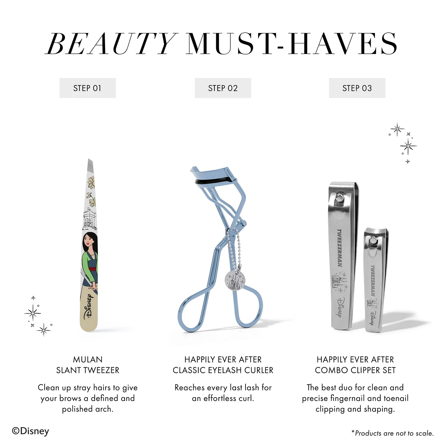 Tweezerman Mulan Slant pincett Disney fullstor