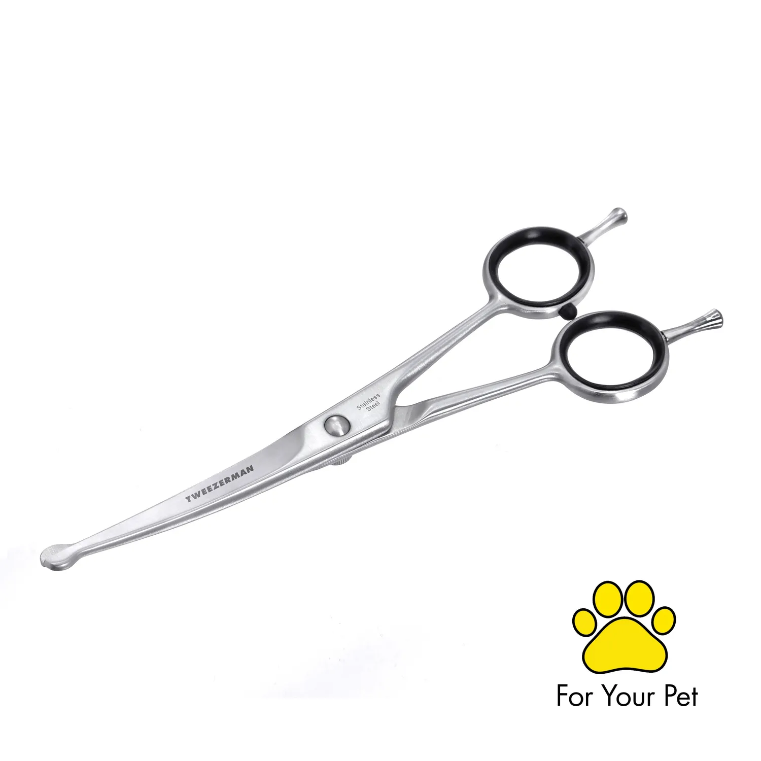 Tweezerman Curved Grooming Shears 7 pälssax böjd
