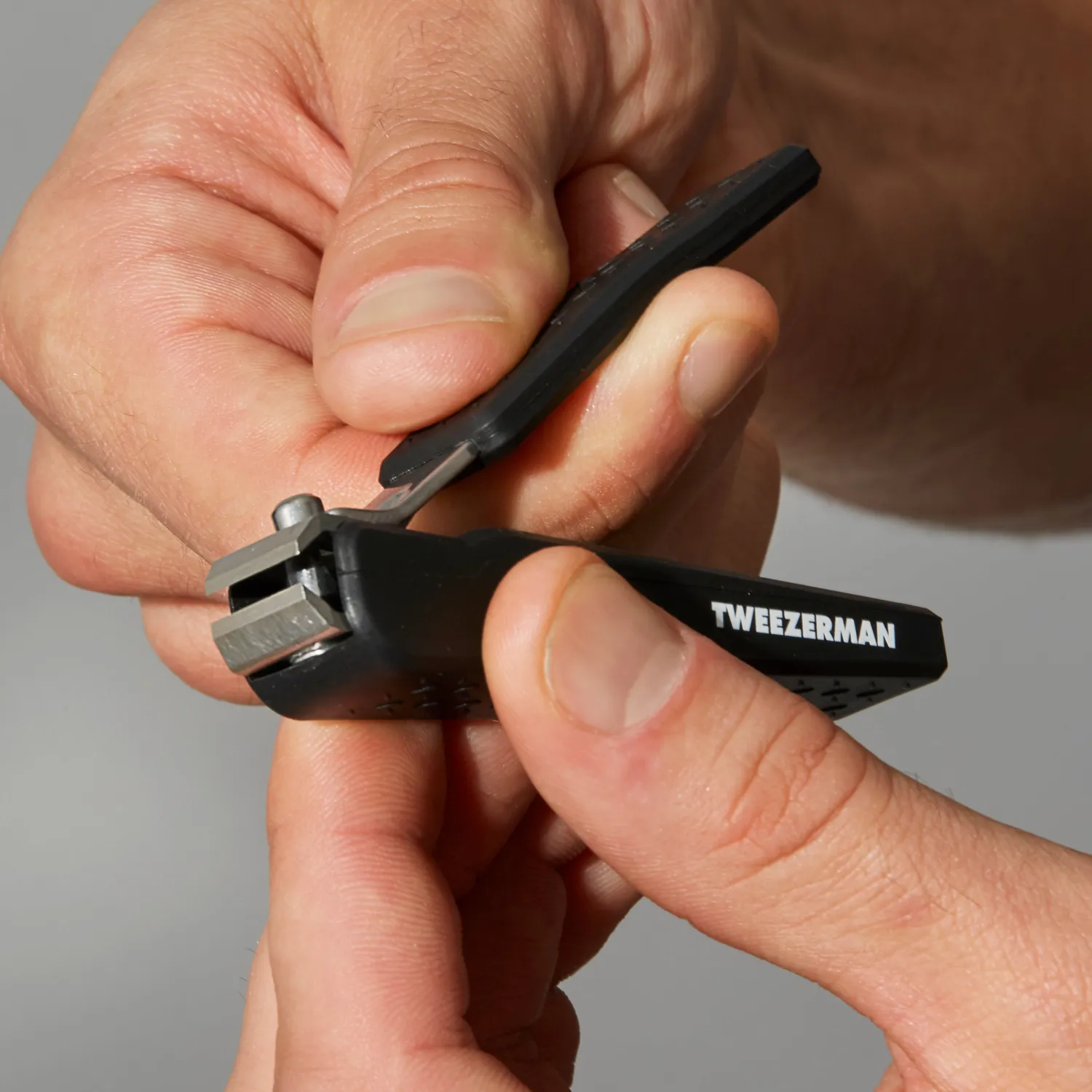 Tweezerman Precision Grip tånagelklippare rak kraftig