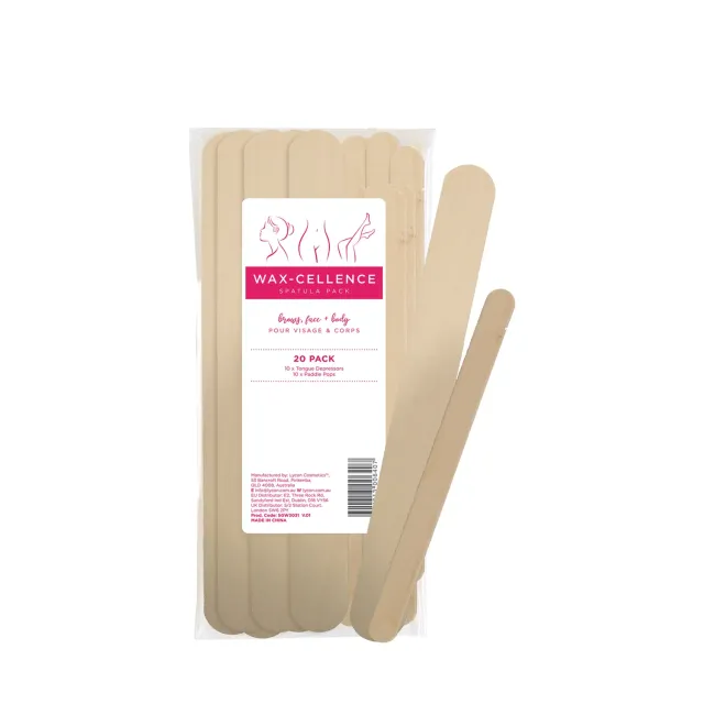 Lycon Wax-cellence vaxspatlar 20-pack kropp ansikte