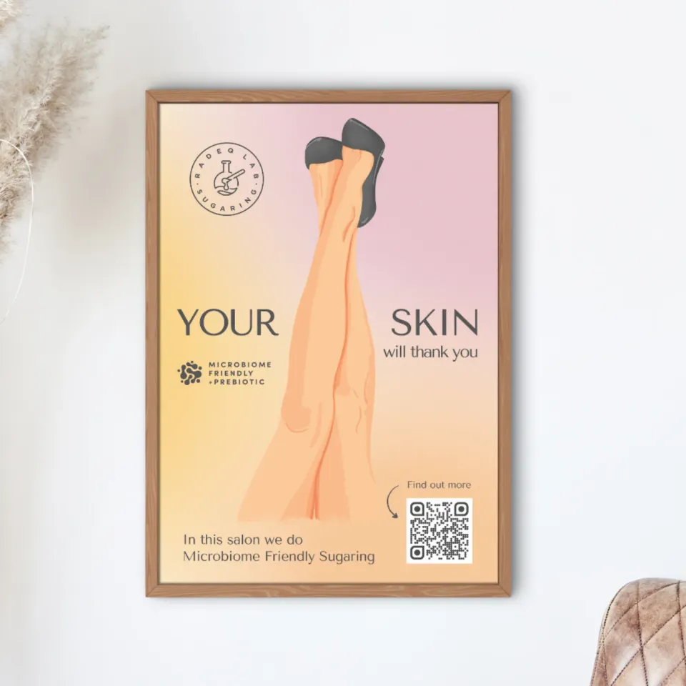 Radeq Lab Your skin will thank you poster A1
