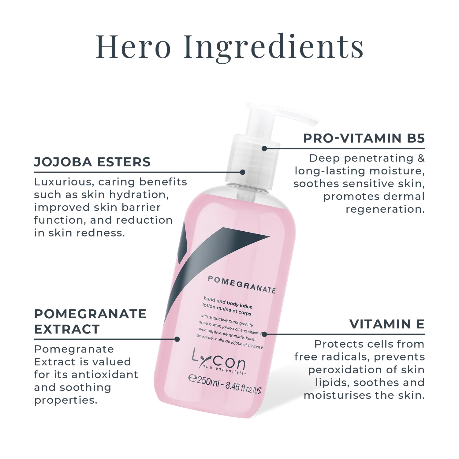 Lycon Pomegranate Hand & Body Lotion 50 ml mjukgörande