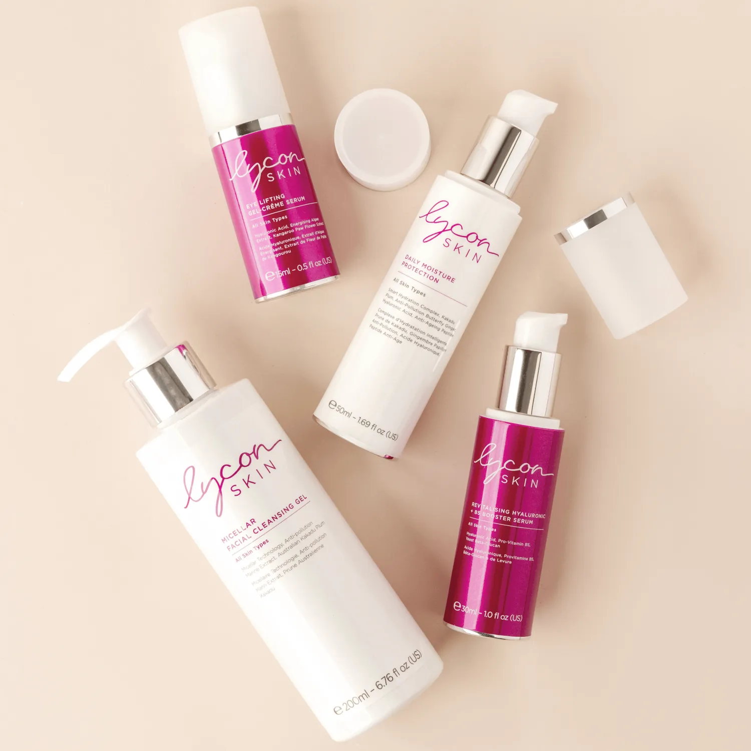 Lycon Essentials Starter hudvårdsset 4-delar lyster