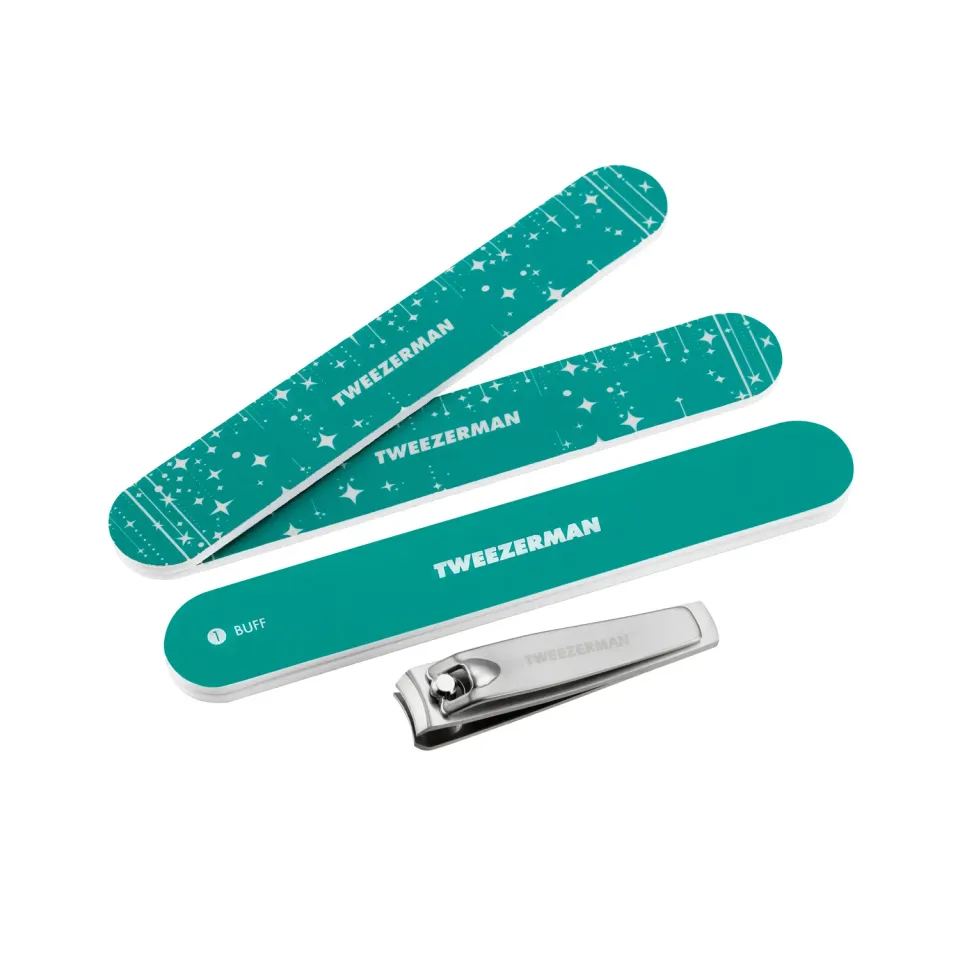 Tweezerman Majestic Turquoise manikyrset turkos limited edition
