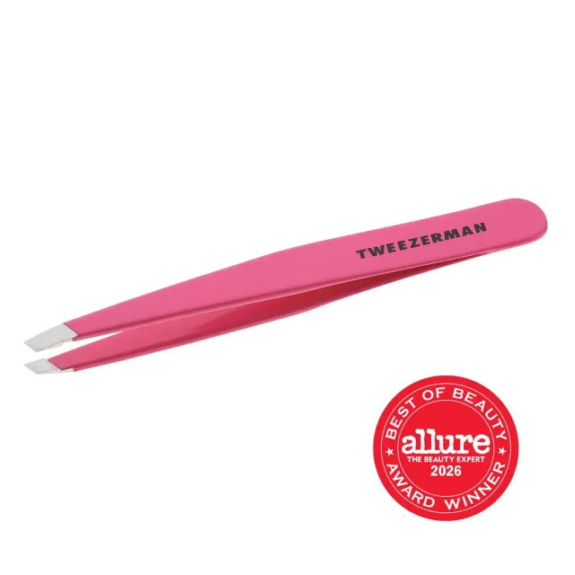 Tweezerman Pretty In Pink Slant Tweezer pincett rosa