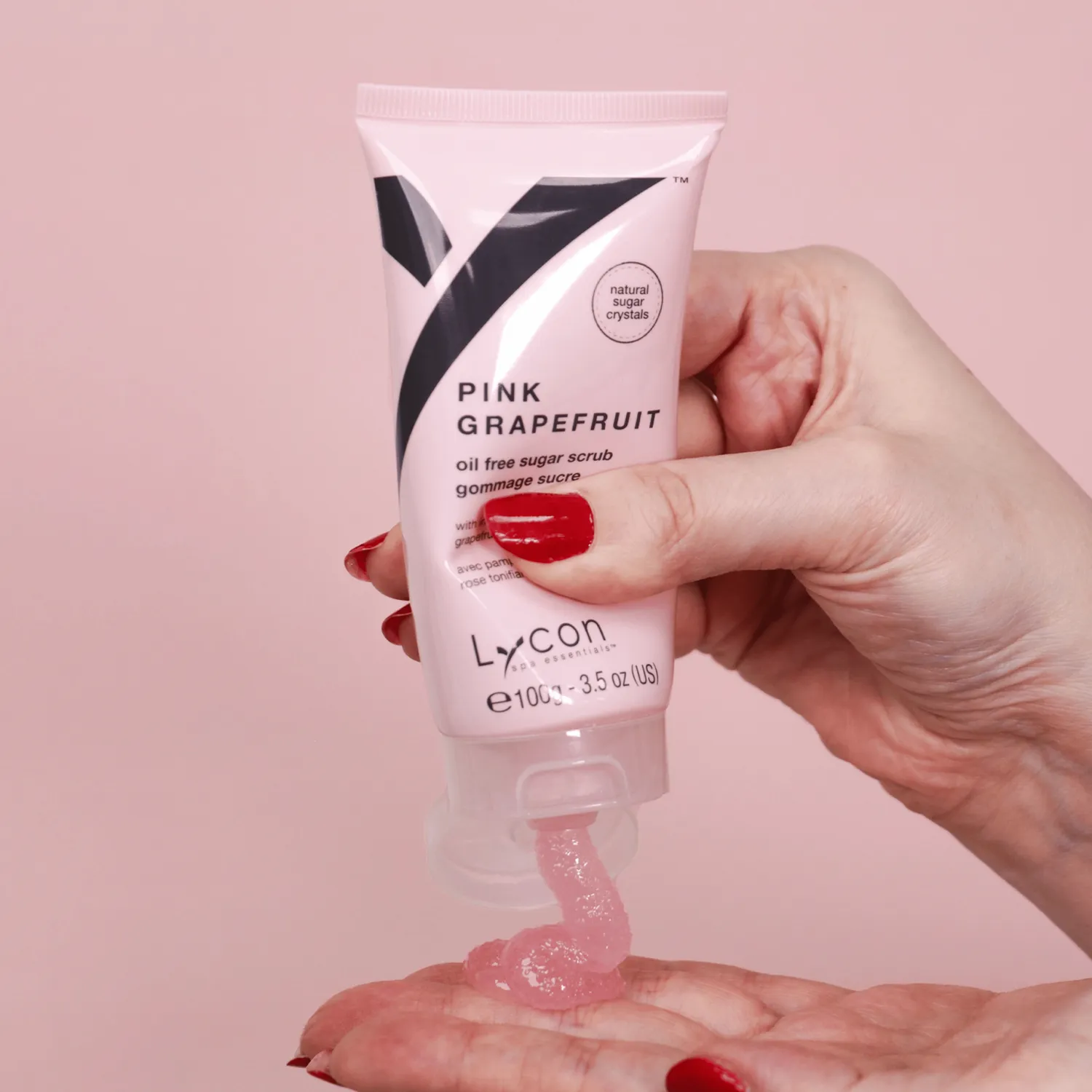 Lycon Pink Grapefruit sockerskrubb 100 g oljefri