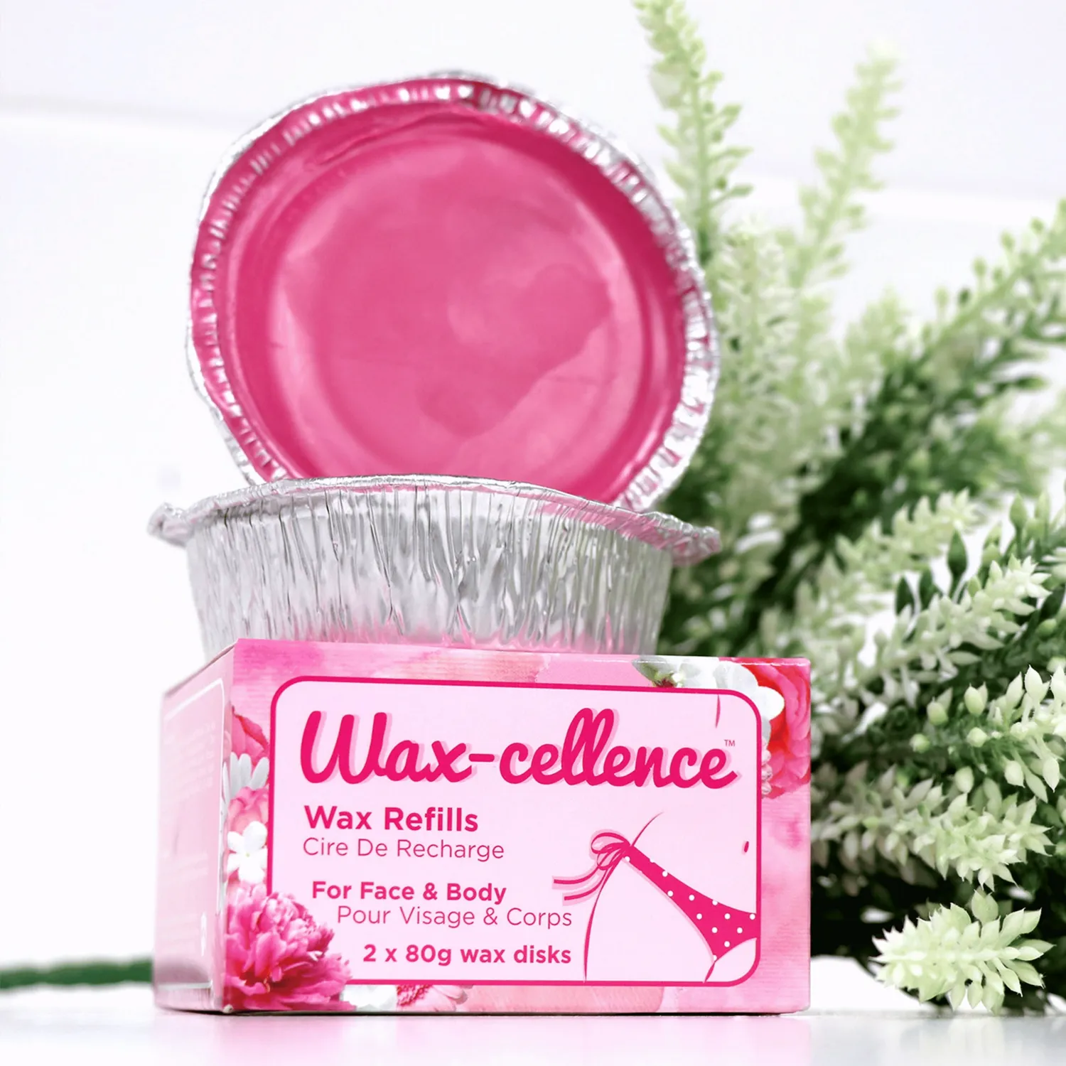 Lycon Wax-cellence Wax Refills vax 2x80g känslig hud