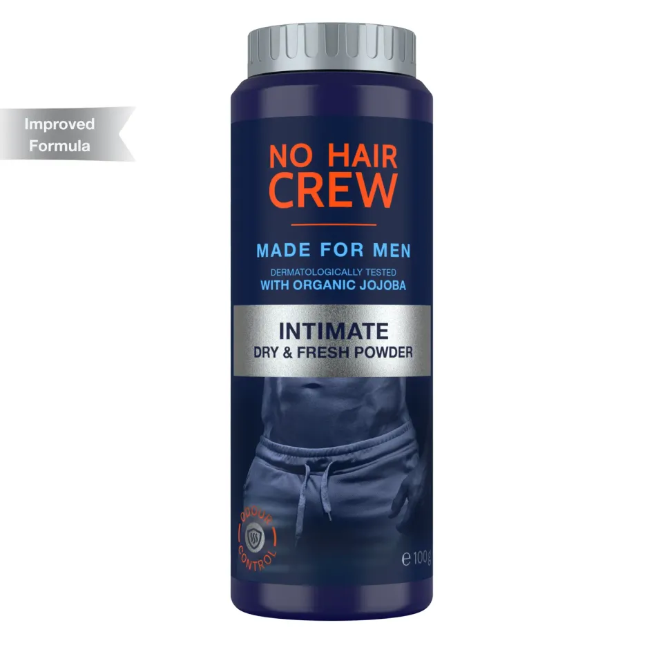 No Hair Crew Intimate Dry & Fresh intimpuder 100 g talkfri