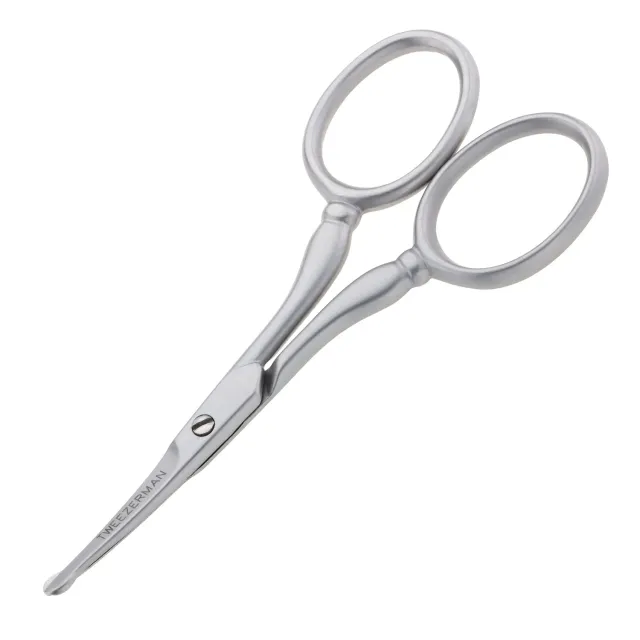 Tweezerman Facial Hair Scissors ansiktssax rundad spets