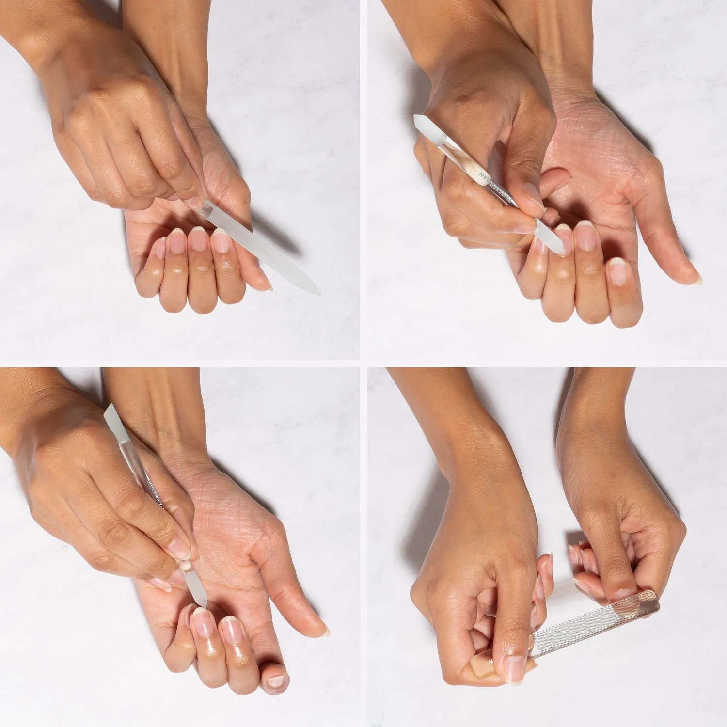 Tweezerman Glass Nailcare nagelkit i glas